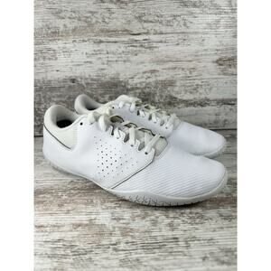 Women's Nike Cheer Sideline IV White Cheerleading Shoes Sz 9 Athletic Gym EUC!